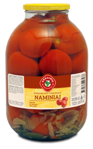 Canned homemade tomatoes KĖDAINIŲ, 3150g
