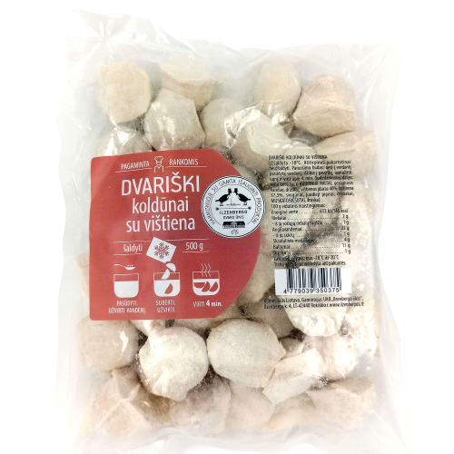 Koldūnai su vištiena, šaldyti