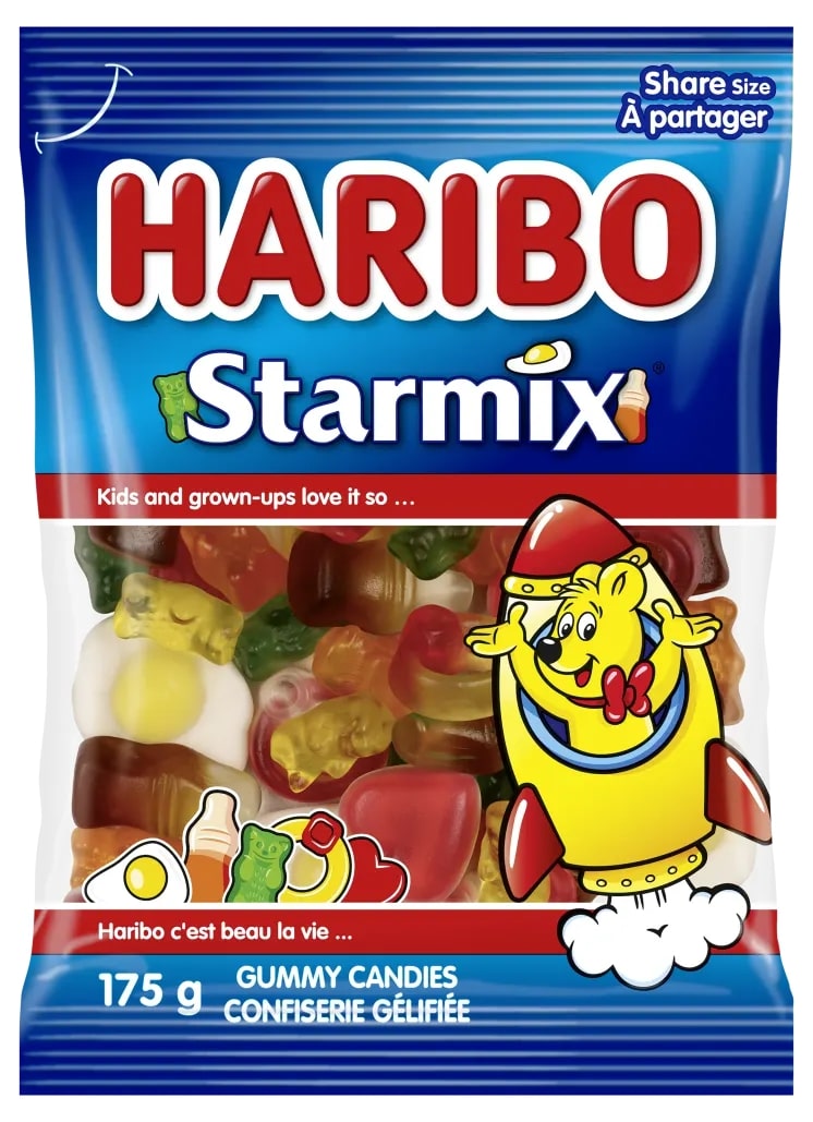 Gummies HARIBO, Starmix, 175 g