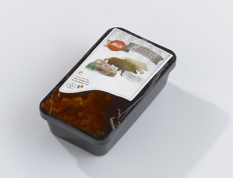 Boiled pork pate, with wild boar, I class, 200 g