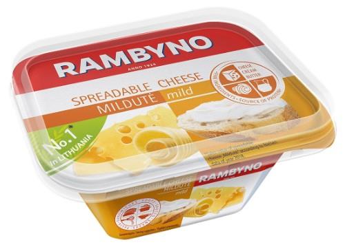 Processed cheese spread RAMBYNO Mildutė 50%, 175 g