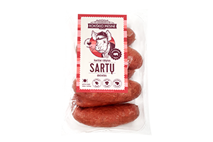 SARTŲ karštai rūkytos dešrelės 500g