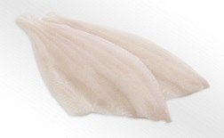 Plaice fillet, without skin, 90-150 g. 30%, 5 kg