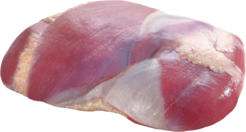 Chilled turkey's thighmeat, boneless, skinless