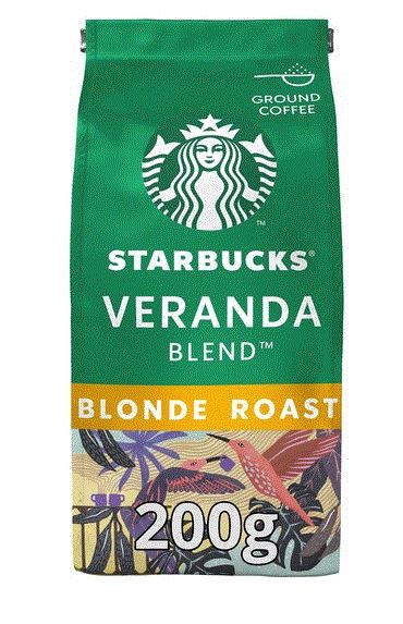 Ground coffee STARBUCKS Veranda, light roasting, 200 g