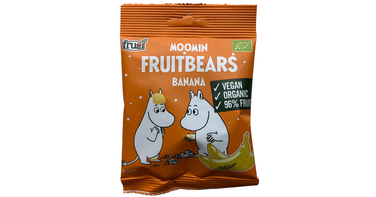 Organic banana gummy bears