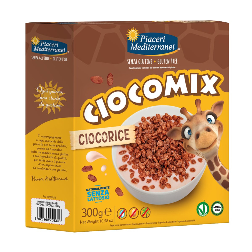 Sausi pusryčiai CIOCOMIX CIOCORICE, be glitimo