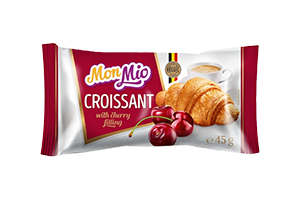 Croissant with cherry cream filling MON MIO 45g