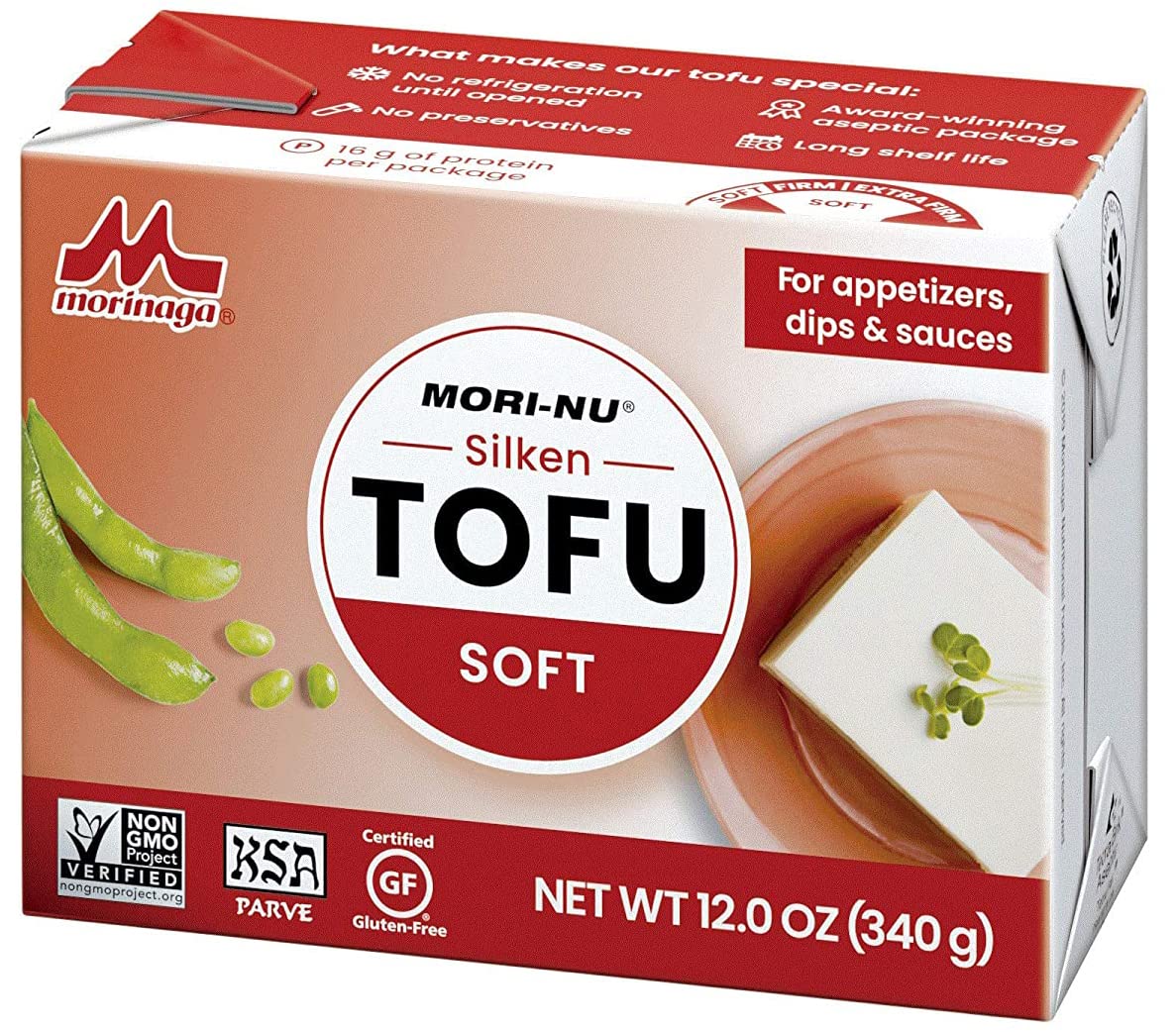 Tofu MORI-NU, minkštas, 340 g