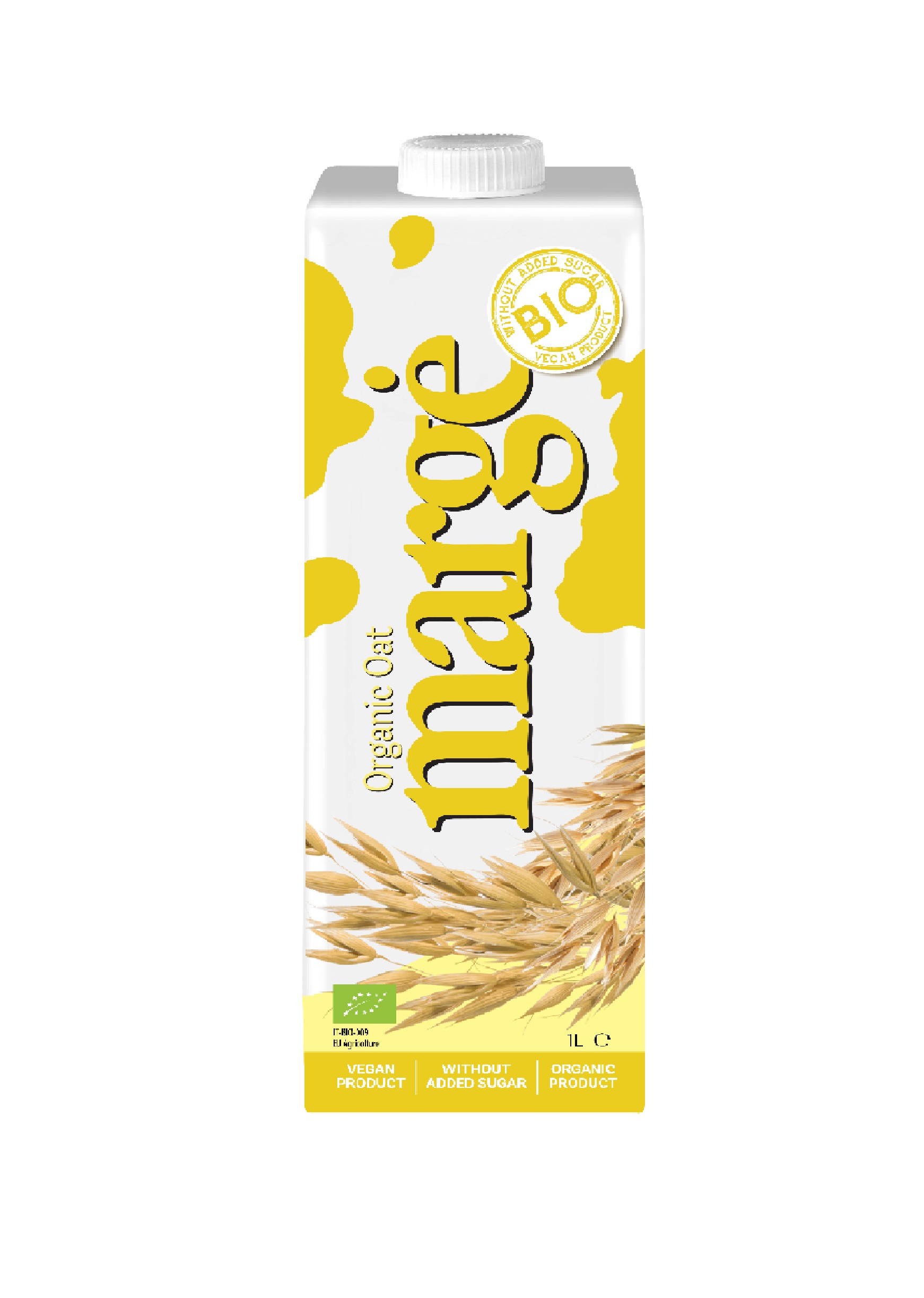 Organic oat drink MARGE, 1 l, LT-EKO-001