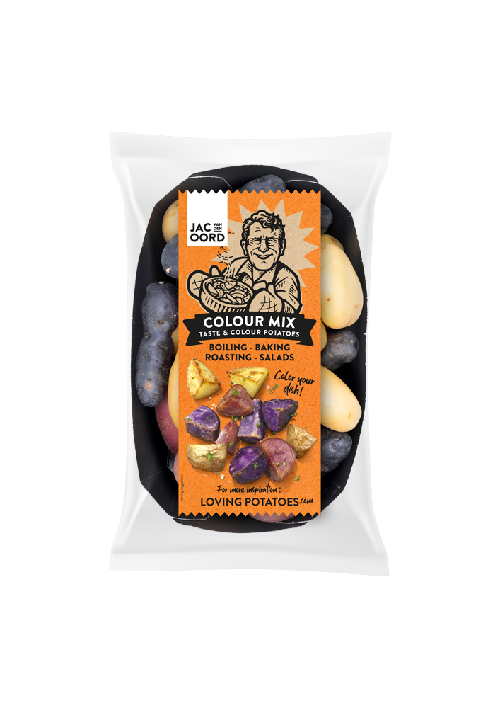 Colourful potatoes mix, 1 kg, I class