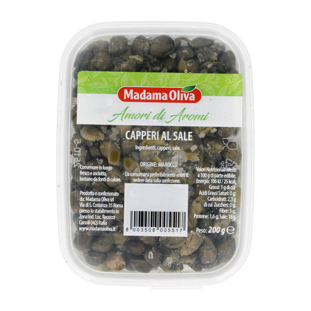 Capers in salt