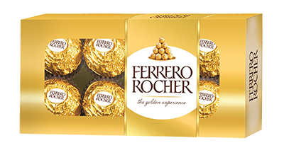 Saldainių rinkinys FERRERO ROCHER, 100 g