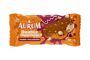 Ledai su makadamijos riešutais AURUM 100ml