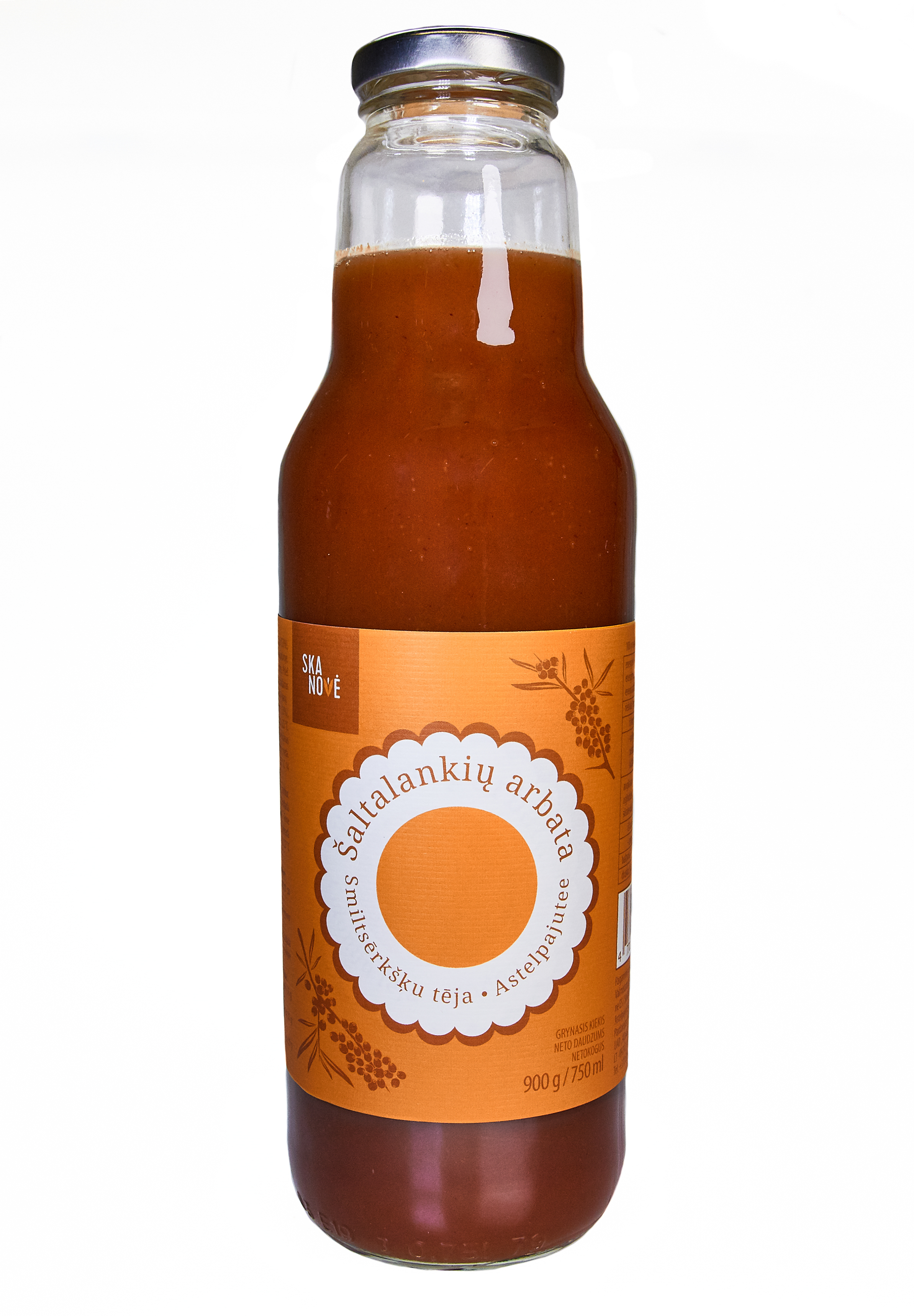 Sea buckthorn tea SKANOVĖ, 900 g / 750 ml