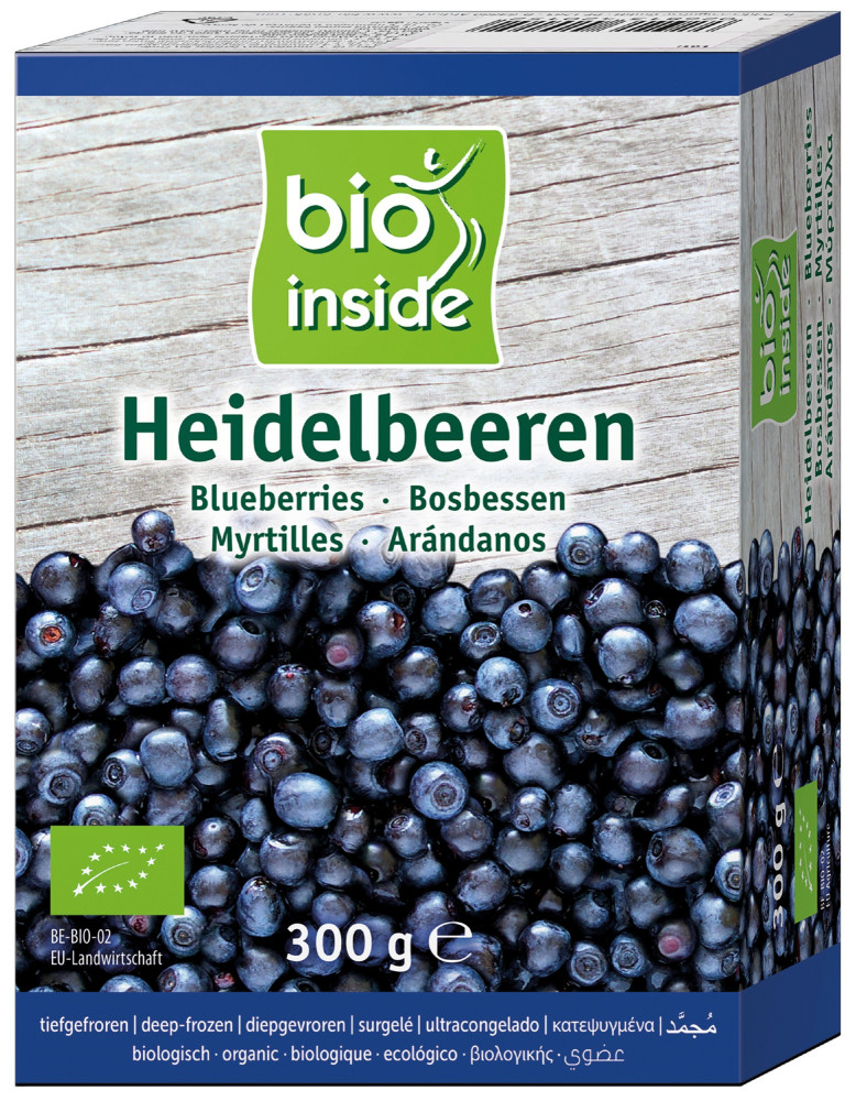 Blueberries, frozen, organic