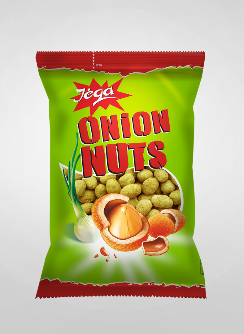 Peanuts JĖGA, crispy skin with onion, 500g