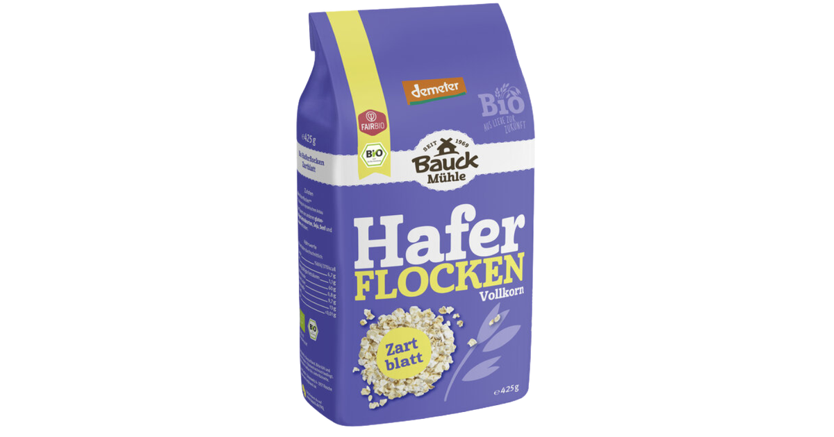 Finely ground oats, biodynamic