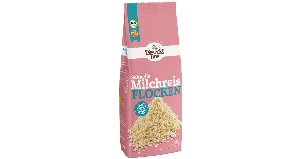 Ryžių dribsniai, ekologiški