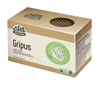 Herbal tea ZOLYNĖLIS (FLU), 20 pcs.