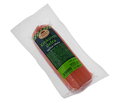 Karštai rūkyta KROKUVOS dešra, I r., 400 g