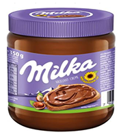 Šokoladinis kremas MILKA Hazelnut, 350g