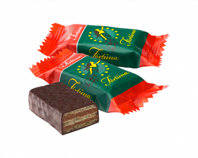 Vafliniai saldainiai FORTŪNA, 1 kg