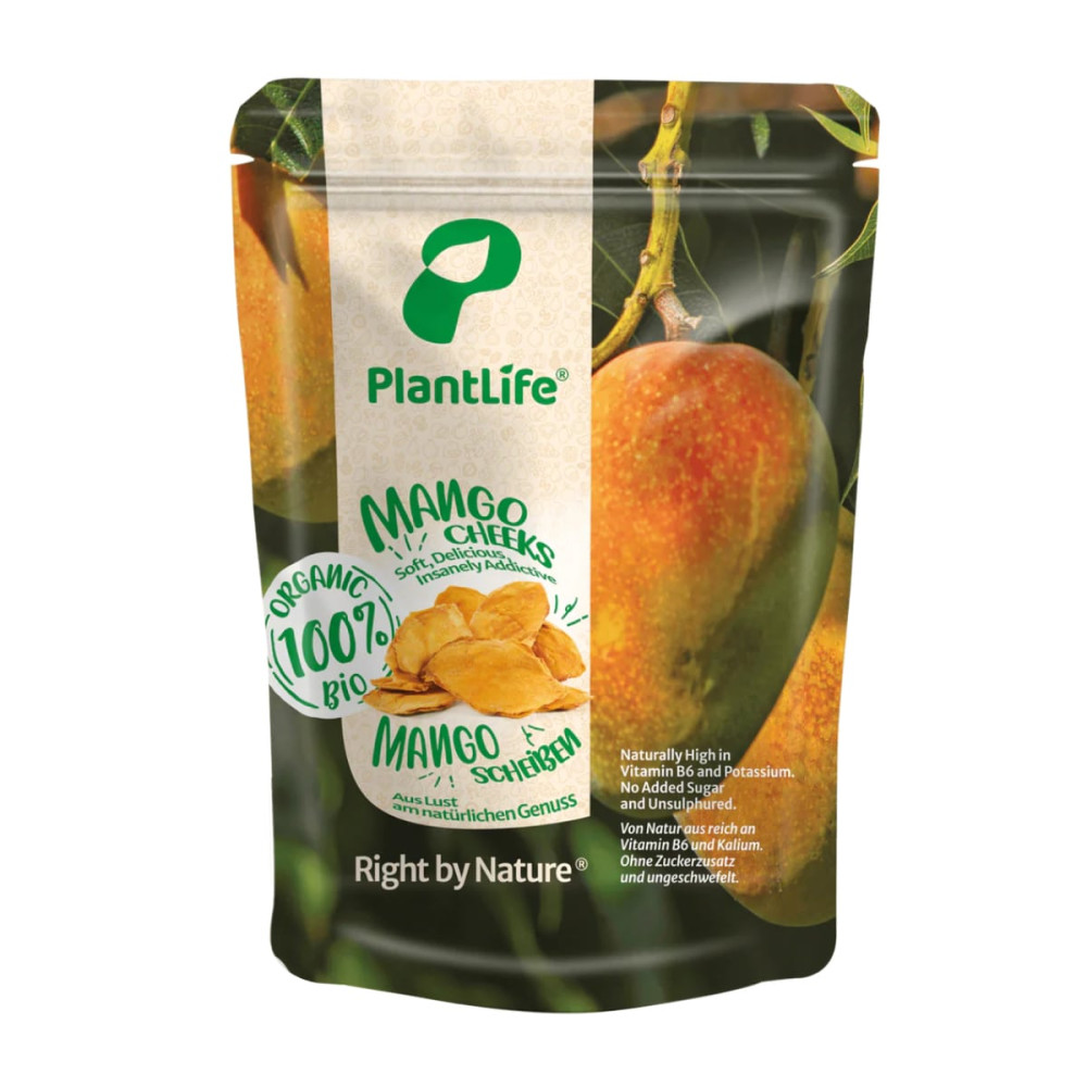 Dried mango strips, organic