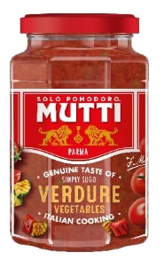 Pasta sauce MUTTI, with grilled vegetables, 400 g