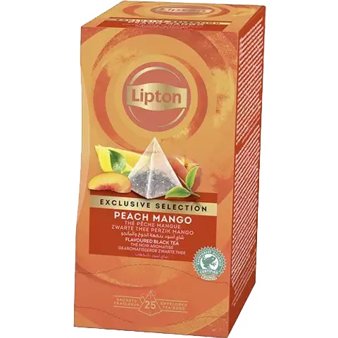 Infusion tea  LIPTON Pyramid Peach Mango, 25 x 1,8 g