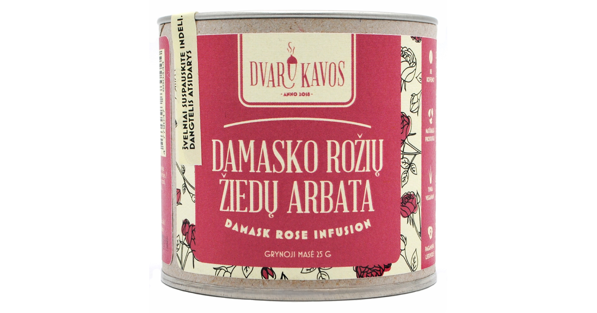 Damask rose petal tea