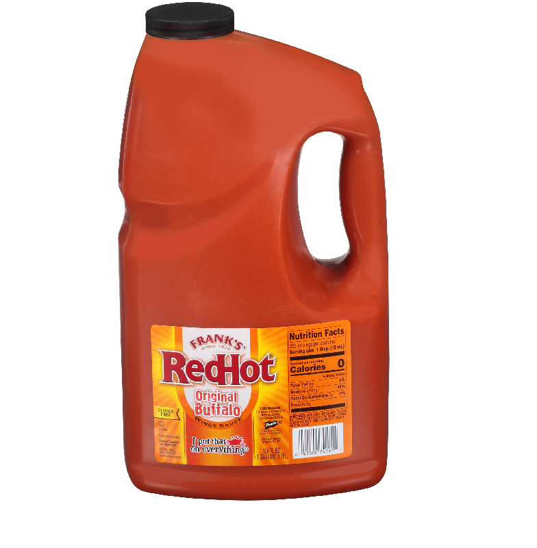 Souce FRANK'S Red Hot, buffalo wings, 3,78 l