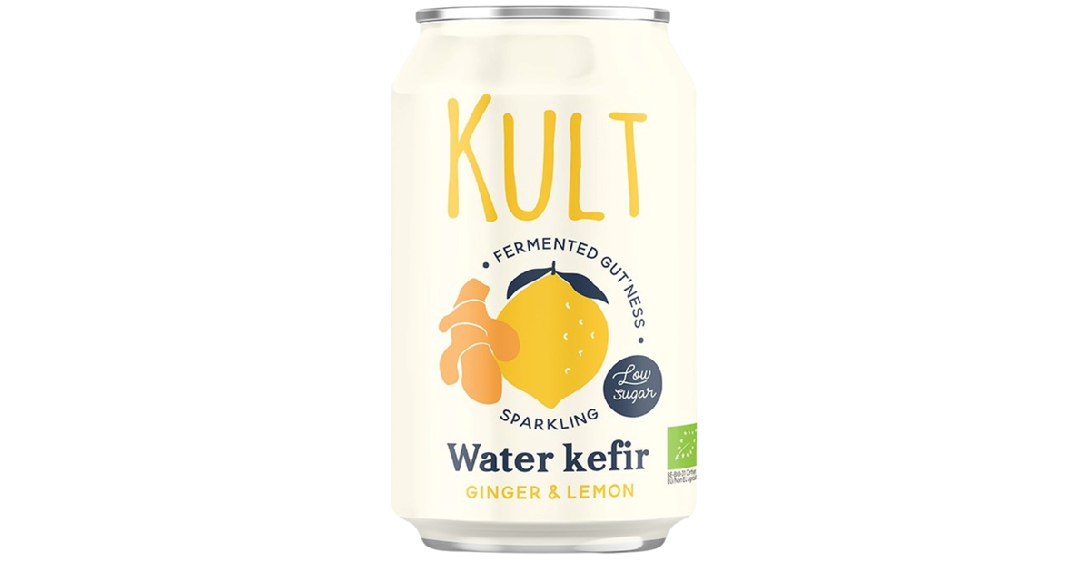 Water kefir GINGER AND LEMON, organic
