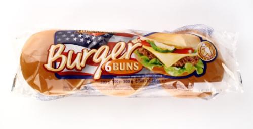 Hamburger buns, 6 pcs., 300 g