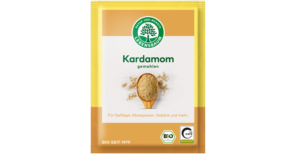 Cardamom, ground, organic