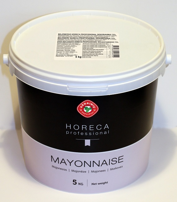Majonezas KĖDAINIŲ horeca professional, dekoravimui, 73%, 5kg