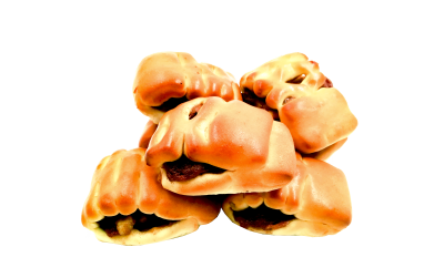 Mažos bandelės su obuoliais 200 g