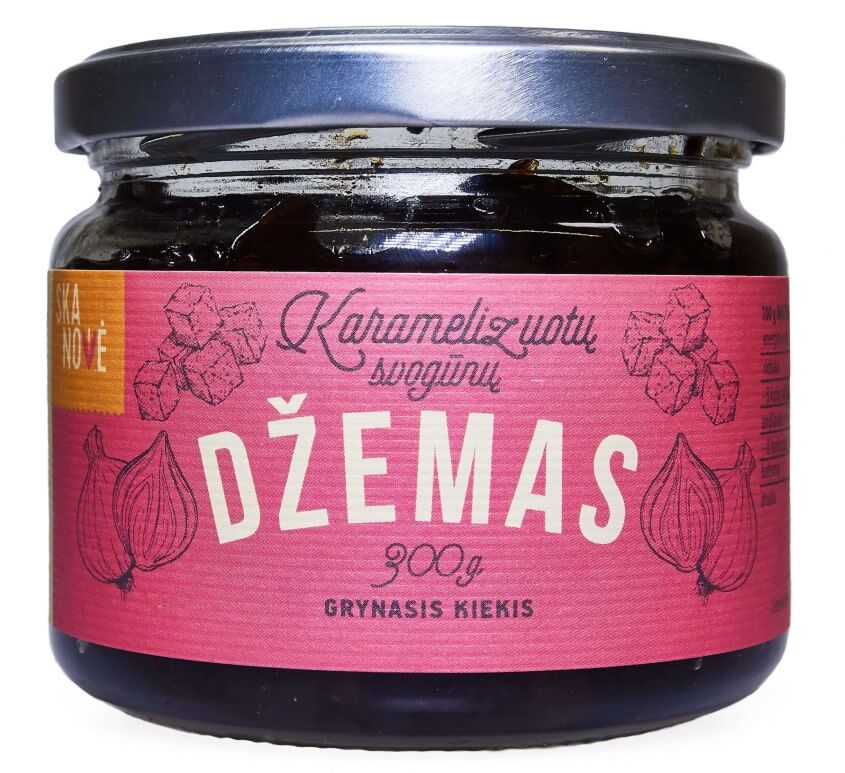Karamelizuotų svogūnų džemas SKANOVĖ, 300 g