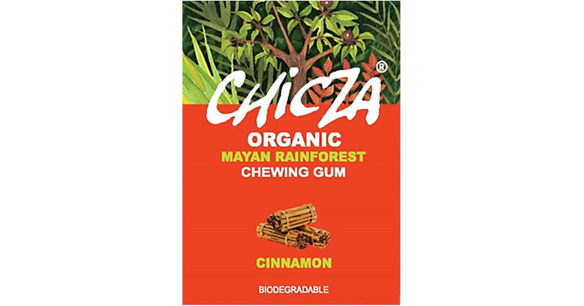 Kramtomoji guma su cinamonu, ekologiška