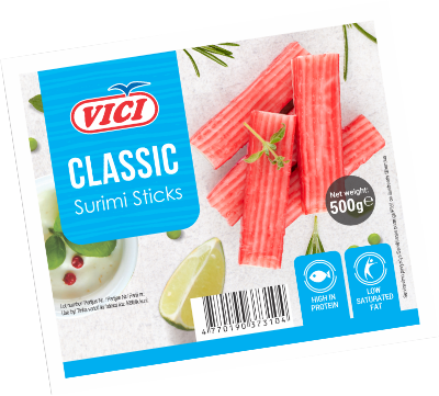 Atšaldytos krabų lazdelės VIČI, 500g