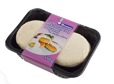 ŽEMAIČIŲ blynai su mėsos įdaru, 450 g