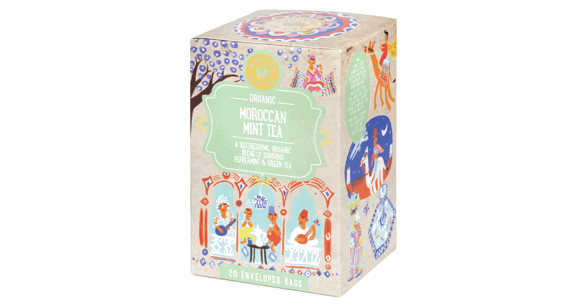 Moroccan mint tea, organic