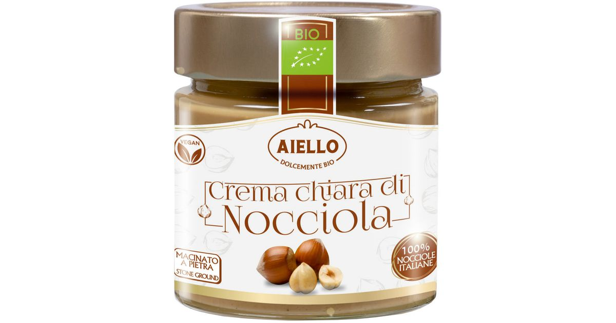 100% hazelnut cream without shells, organic