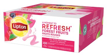 Black tea LIPTON Classic, with forest fruits, 100 pcs