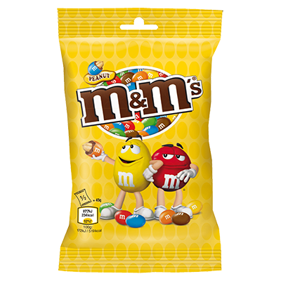 Dražė M&M'S PEANUT su žemės riešutais, 90 g