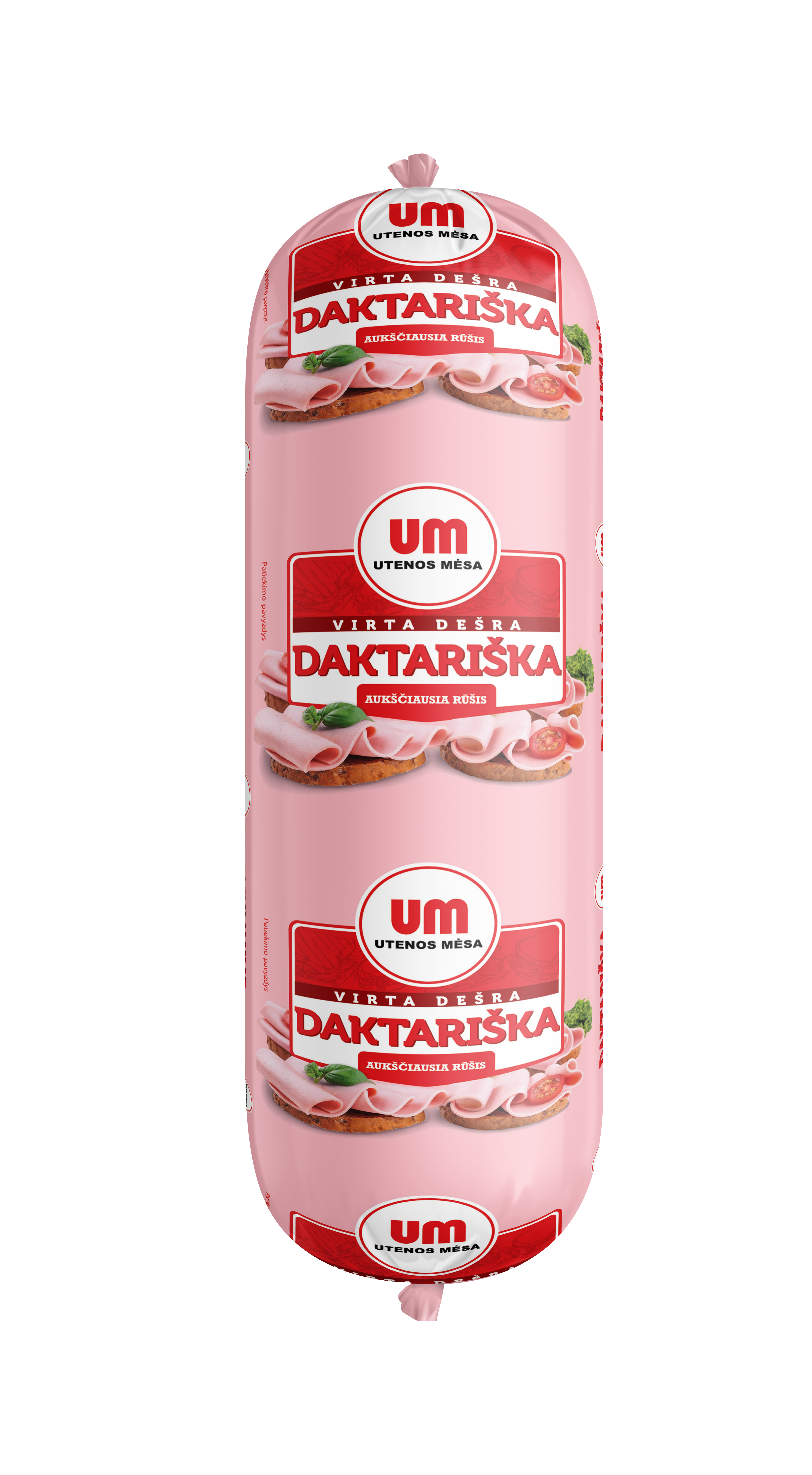 Boiled sausage  DAKTARIŠKA, extra class, ~1,5 kg