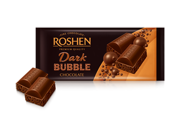 Korėtas juodasis šokoladas ROSHEN, 80 g