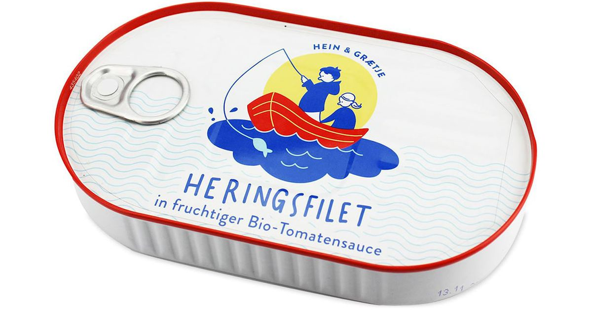 Herring fillet in organic tomato sauce