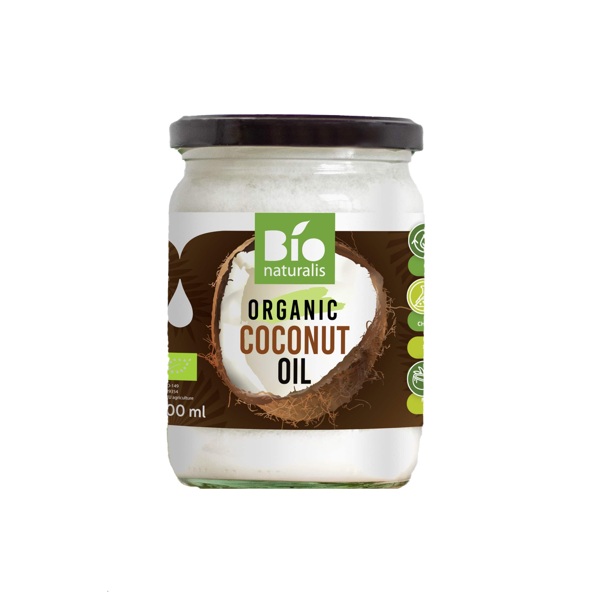 Organic coconut oil Bionaturalis 500ml, LT-EKO-001