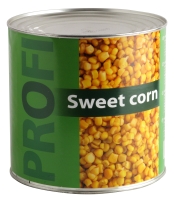 Canned corn kernels PROFI,  2120 g / 1775 g